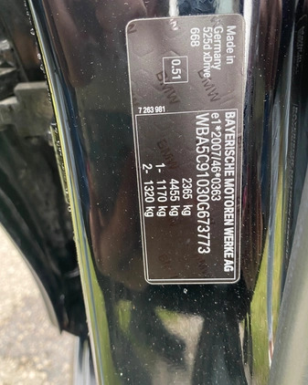BMW Seria 5 cena 77000 przebieg: 227000, rok produkcji 2016 z Wołomin małe 562